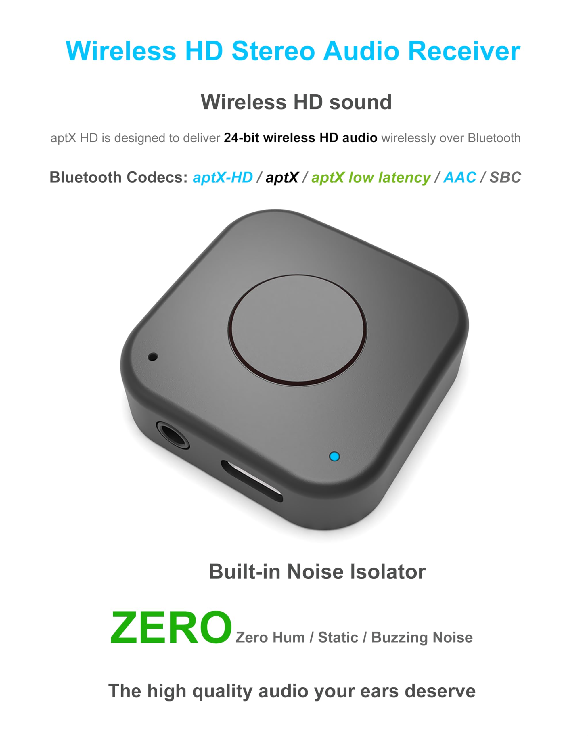 Amazon.com: Aston Innovations A3031 Bluetooth Receiver with AAC